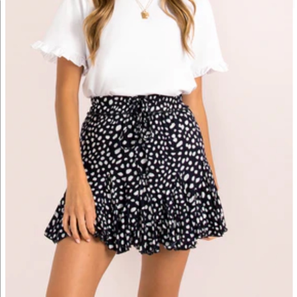 Winnie Navy Skirt